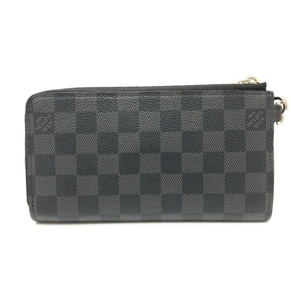 LOUIS VUITTON N60379 Damier Graphite Zippy Dragonnes L-shaped wallet with strap - Picture 6 of 11
